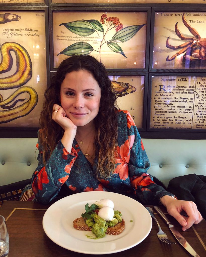 Lara with food