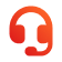 Icon of a headset with a microphone, symbolizing customer support and communication services.